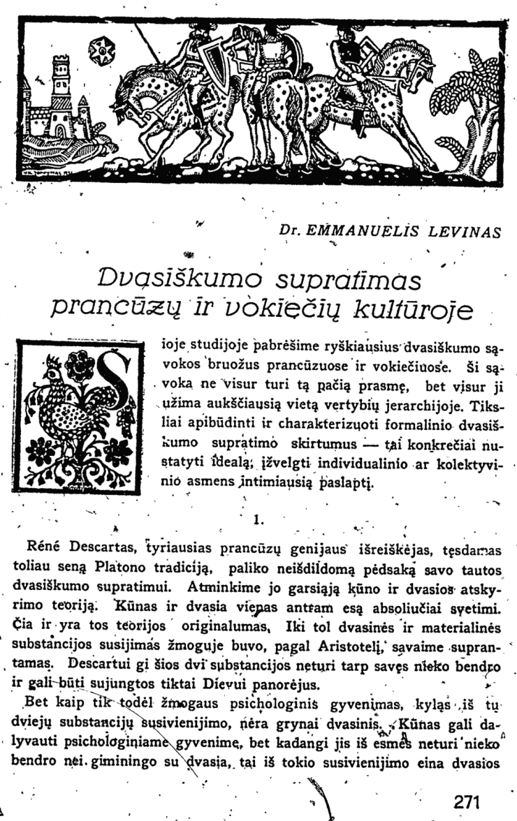 Lietuvška Lėvino filosofija 1933 m. „Vairas“ 7-8 nr.