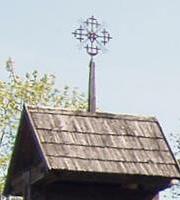 Akmenio varpinės lietuviškas kryžius