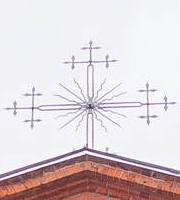 Širvintų r. Gelvonių švč. M. Marijos apsilankymo lietuviškas kryžius
