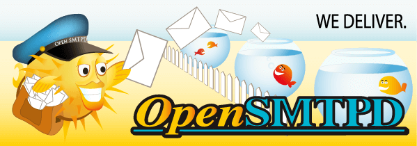 Getting OpenSMTP server to work together with Cyrus IMAP via LMTP. OpenSMTPD MSA MTA MDA LMTP Cyrus IMAP