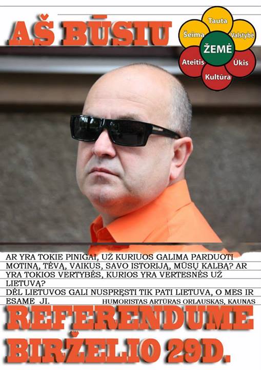 Artūras Orlauskas ragina grąžinti valstybę tautai