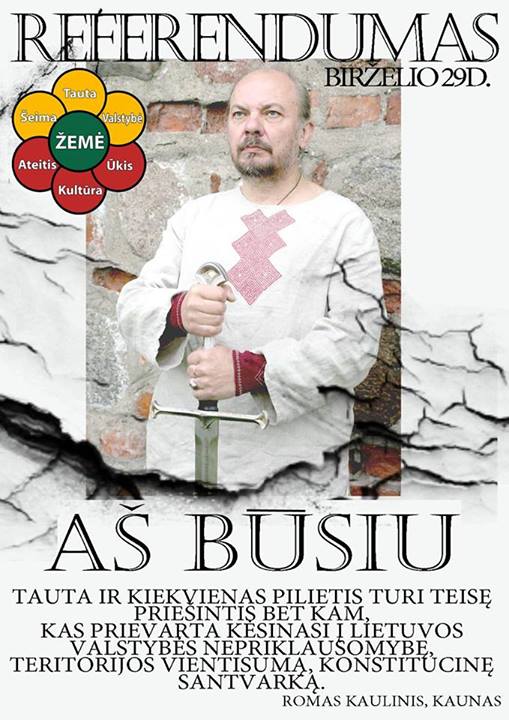 Romas Kaulinis ragina referenduman