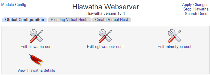 Webmin-Hiawatha
