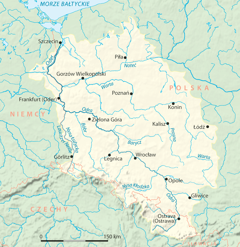 Valksnų Velkė - Vielkė - Vielkia - Vielkija tarp Odros ir Vyslos upių