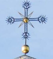 Mielagėnų Šv. Jono Krikštytojo bažnyčios lygiakraštis lietuviškas kryžius