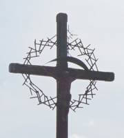 Čeikinių pakelės kryžius Sauliaus Maskeliūno nuotraukoje